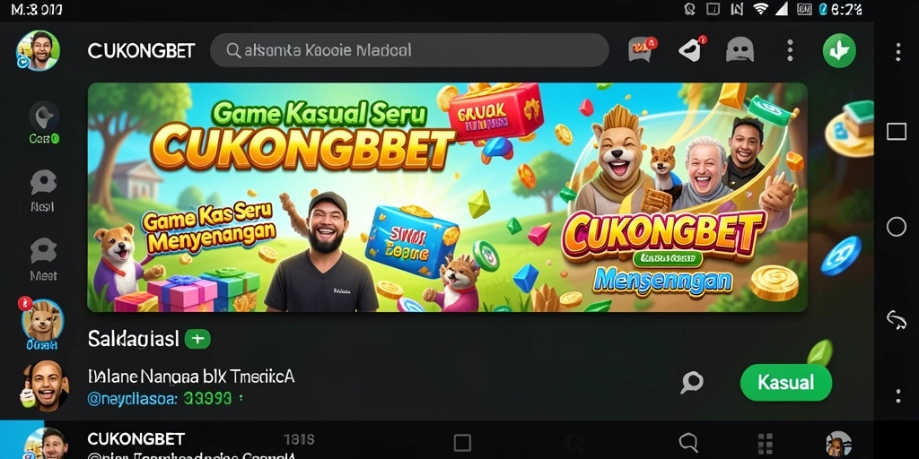Tampilan antarmuka menarik dari game CUKONGBET
