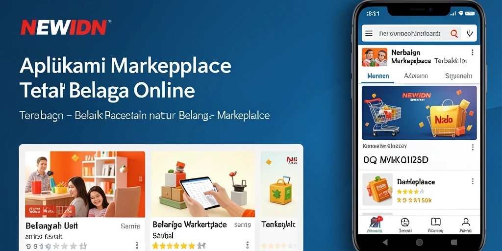 Screenshot aplikasi NEWIDN menampilkan antarmuka pengguna yang sederhana dan fungsional.