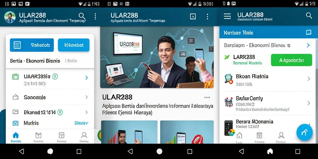 Tampilan antarmuka ULAR288 yang informatif dan menarik.