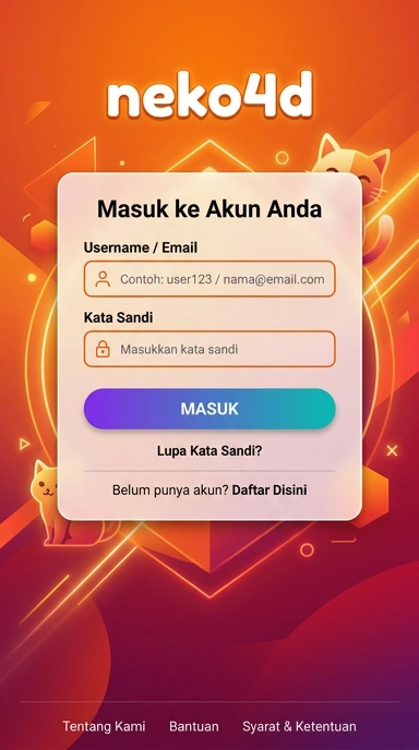 Masuk ke Akun Neko4d Anda dengan Mudah